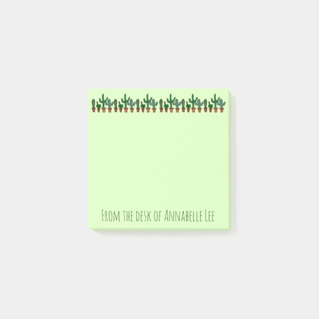 Cactus Banner Post-it Notes (Front)