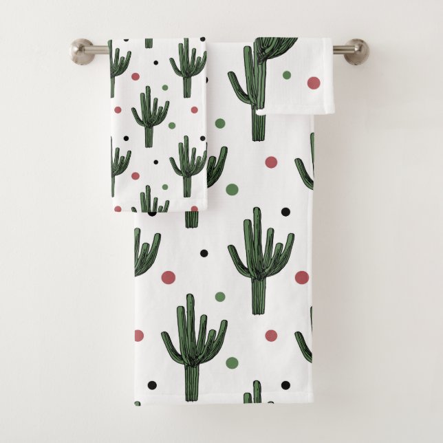 Cactus Bath Towel Set (Insitu)