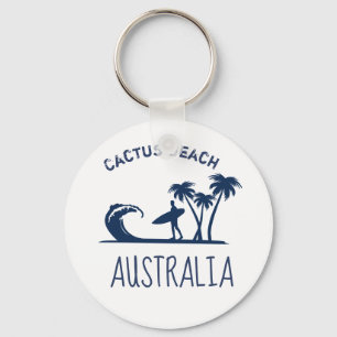 Cactus Beach Surfing Australia Keychain