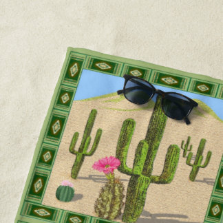Cactus Beach Towel