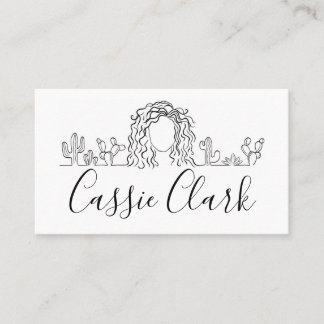 Cactus Beauty Salon Business Card