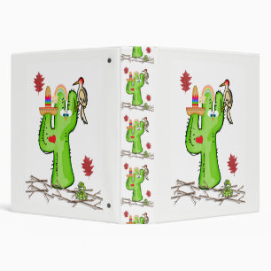 Cactus Bird Snake classeur scolaire pour enfants
