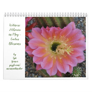 Cactus Blossoms Calendar
