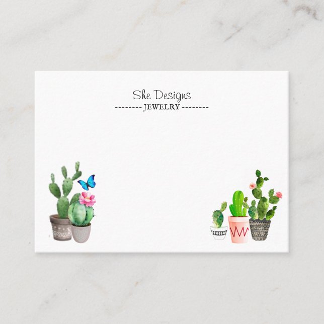 Cactus Business Card (Front)