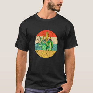 Cactus Cactaceae Cacti Succulent Sunset Gardening T-Shirt