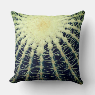 Cactus Cacti Plant Botanical Photography Throw Pillow