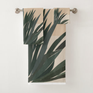 Cactus Cacti Succulent Cactus Bath Towel Set