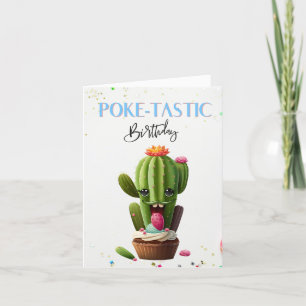 Cactus Canine Celebration: Birthday Card