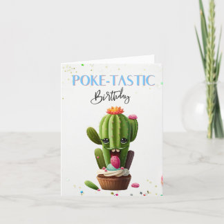 Cactus Canine Célébration : Carte Anniversaire