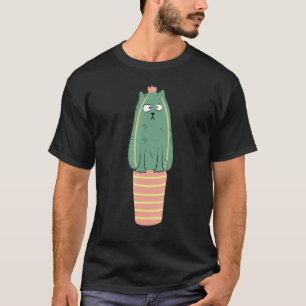 Cactus cat Succulent Plant Gardening Gardener Cats T-Shirt