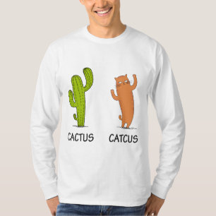 Cactus Catcus, Funny Cat Gift, Cactus & Cat Lover T-Shirt