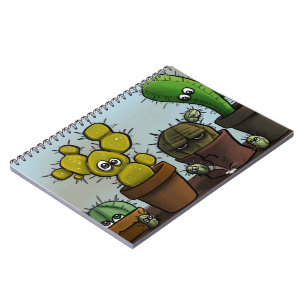 Cactus characters notebook