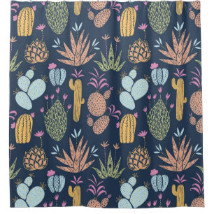 Cactus Charm: Colourful Vintage Floral