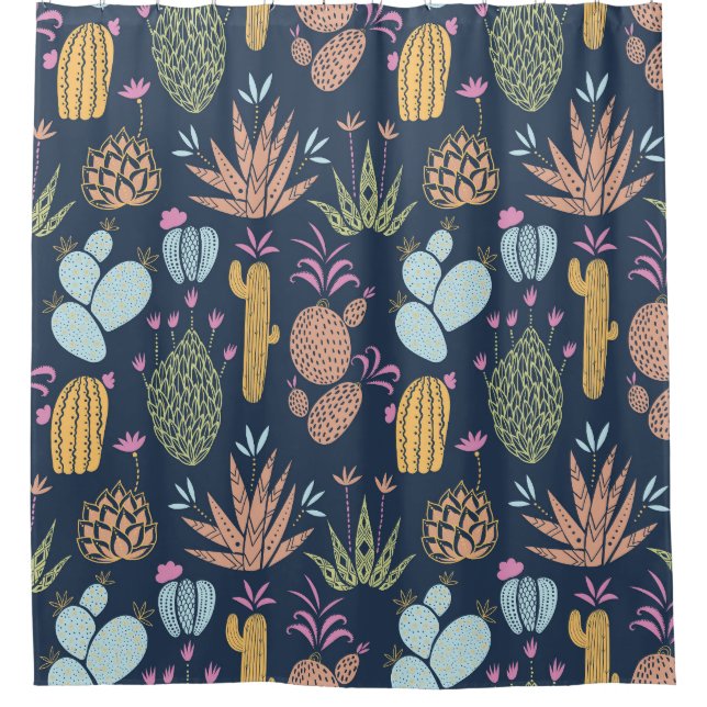 Cactus Charm: Colourful Vintage Floral (Front)