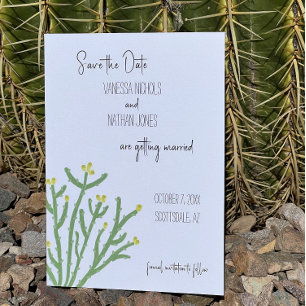 Cactus Cholla Fleur Jaune Enregistrer La Carte Dat