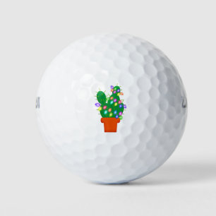 cactus christmas tree golf balls