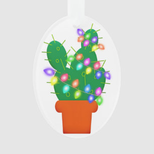 cactus christmas tree ornament