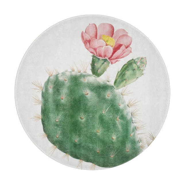 Cactus Cochenillifer, Antique Illustration, 1799  Cutting Board (Front)