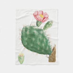 Cactus Cochenillifer, Antique Illustration, 1799 Fleece Blanket