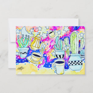 Cactus Coffee RSVP Card