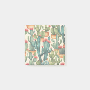Cactus Colorful Watercolor art  Post-it Notes