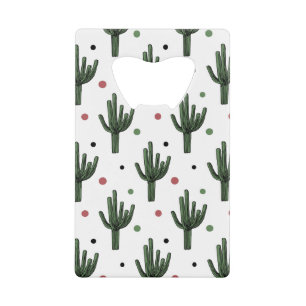 Cactus Credit Card Bottle Opener
