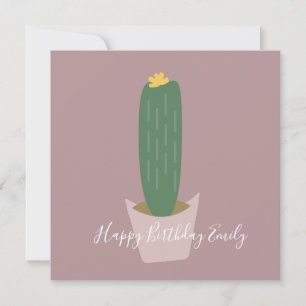 Cactus Cupcake Illustration Birthday