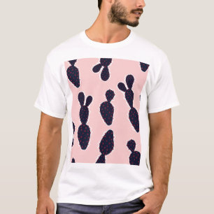 Cactus Cuteness: Sweet Pastel Patterns T-Shirt