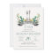 Cactus Cutlery Rehearsal Dinner Invitation