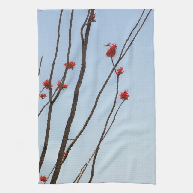 Cactus de floraison - serviette de plat (Vertical)