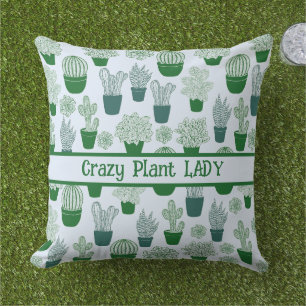 Cactus desert cacti Plant modern Pattern Outdoor Pillow