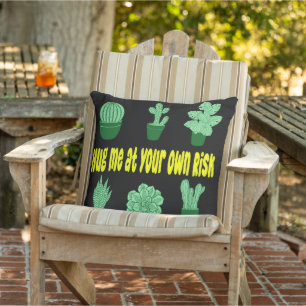 Cactus desert cacti Plant modern Pattern Outdoor Pillow