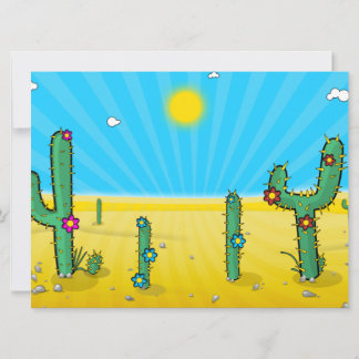 Cactus Desert Invitation