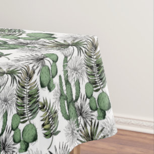 Cactus Desert Pattern Tablecloth