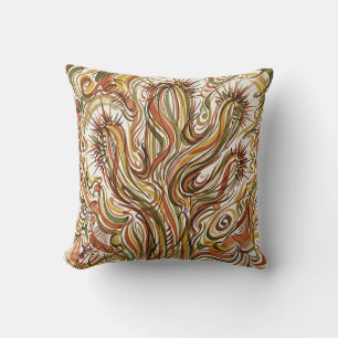 Cactus Desert Plant Throw Pillow