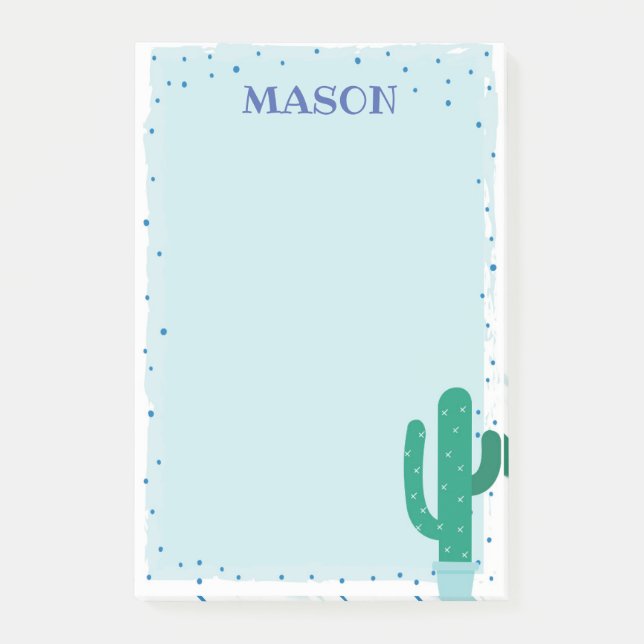 Cactus Desert Post It Note (Front)