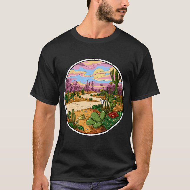 Cactus Desert T-Shirt (Front)