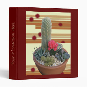 Cactus Dish Garden Binder - Personalize