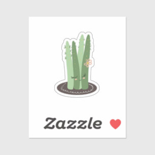 Cactus Doodle Cartoon Funny Green Design