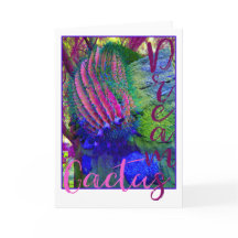 Cactus Dreams  blank notecard