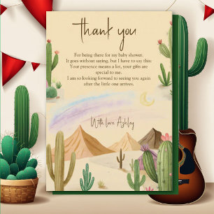 Cactus du désert Merci Boho Arch Bbaby Douche