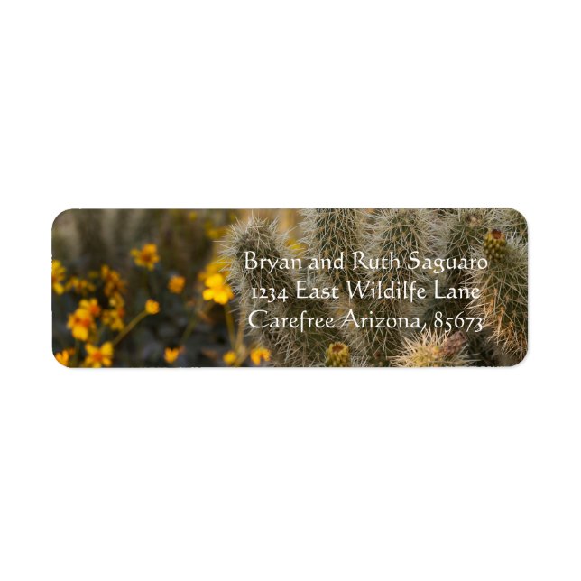 cactus et fleurs sauvages (Devant)