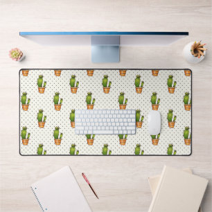 Cactus et Motif de point de polk Succulent