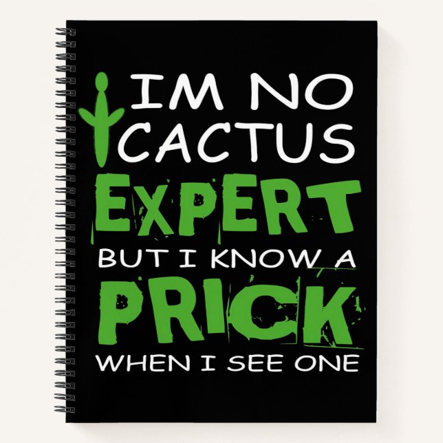 Cactus Expert Notebook (Front)
