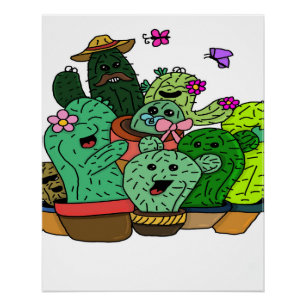 cactus family poster