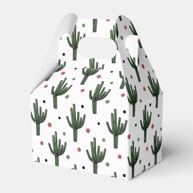 Cactus Favor Box (Front Side)