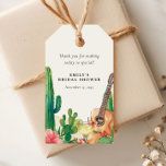 Cactus Fiesta Floral Bridal Shower Gift Tags<br><div class="desc">Cactus Fiesta Floral Bridal Shower Gift Tags</div>