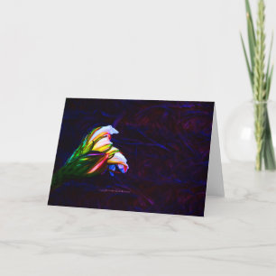 “Cactus Flower At Sunset #85” Photograph Card