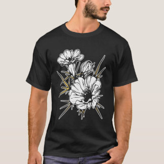 Cactus Flower Blossom T-Shirt