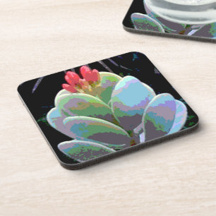 Cactus Flower Buds Coaster
